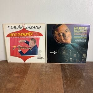 BUNDLE Florian Zabach 1956 & Les Brown‎ 1965 Decca Records LP Vinyl Records